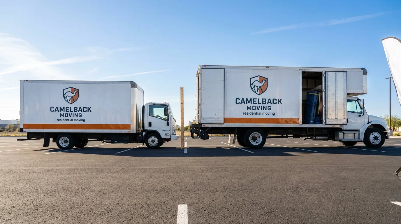Moving truck size capacity guide in Airway Heights
